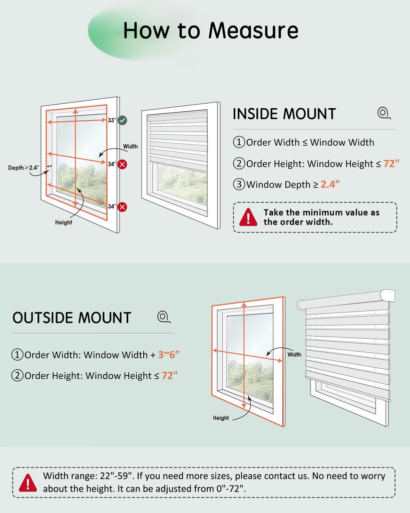 Motorized Zebra Blinds for Windows, APP Control, Grey
