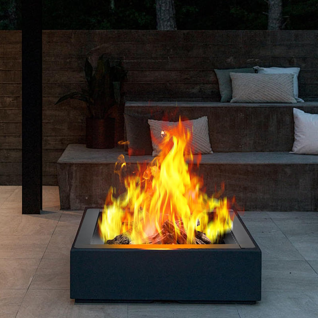 36 inch Outdoor Fire Pit Liner, Square Heavy Duty Fire Pits