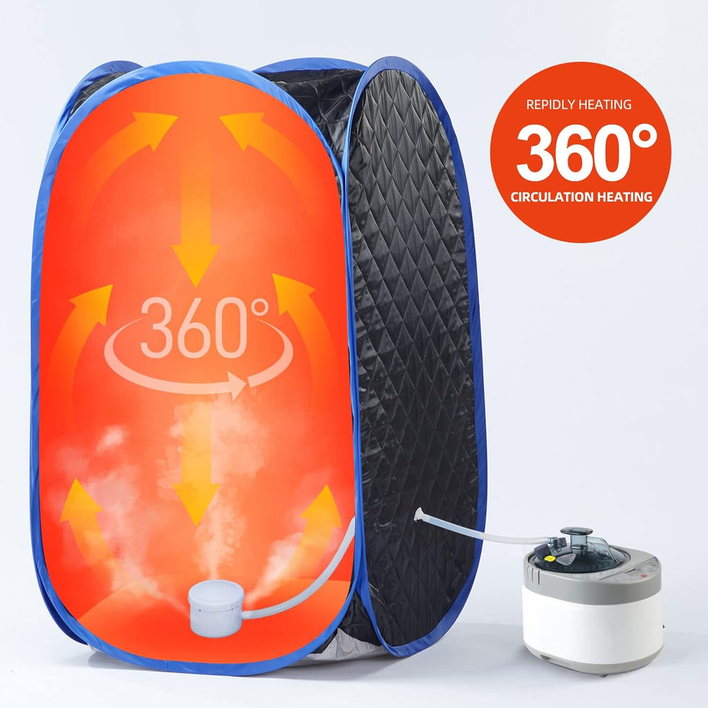 Smartmak Sauna Steamer, Portable 4L Upgrated Steam Pot Generator with Remote Control
