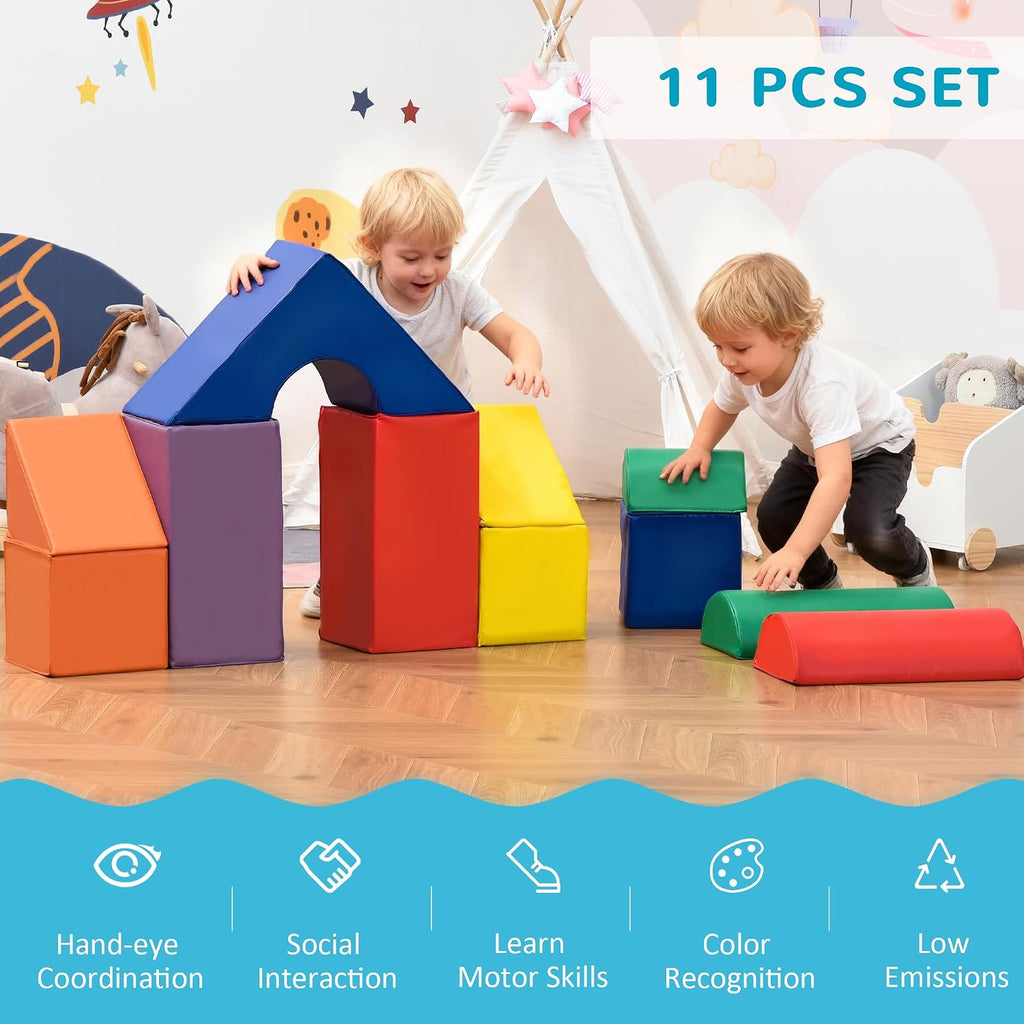 Foam Climbing Blocks for Toddlers Pcs Baby Play Set Assorted