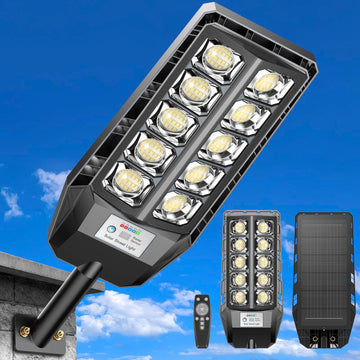 Solar Lights Outdoor for Backyard, Garage and Parking Lot
