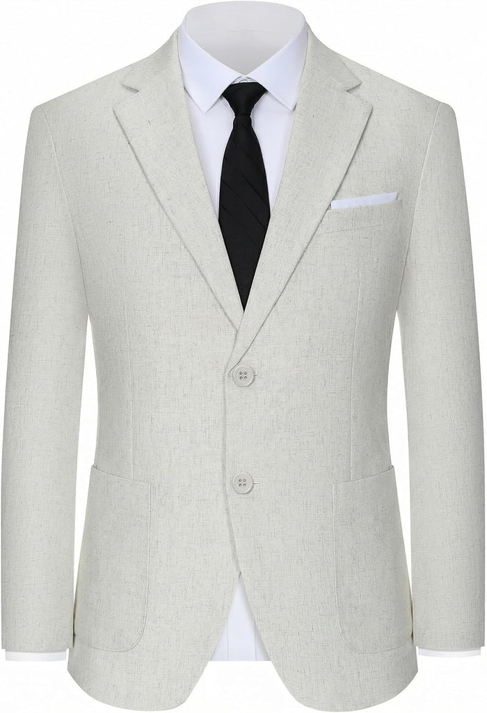 Linen Blazer for Boys Casual Suits Jackets Summer Kids Linen Sport Coats