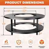 48 Inch Fire Pit Surround Tabletop