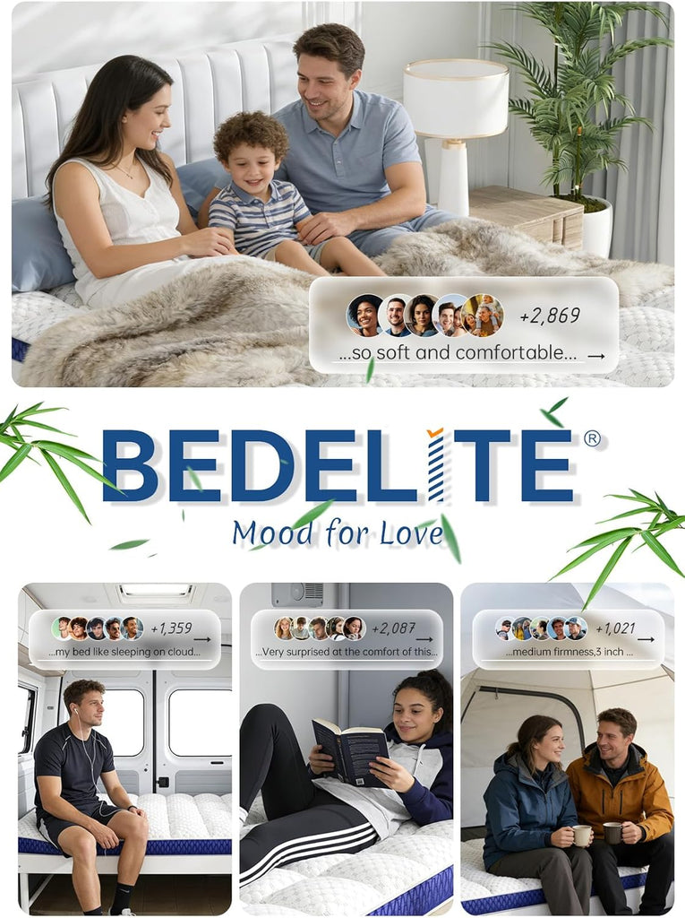 Queen Mattress Topper Viscose Derived from Bamboo, Ultra Soft Pillow Top Mattress Pad Bed Cover with Elastic Deep