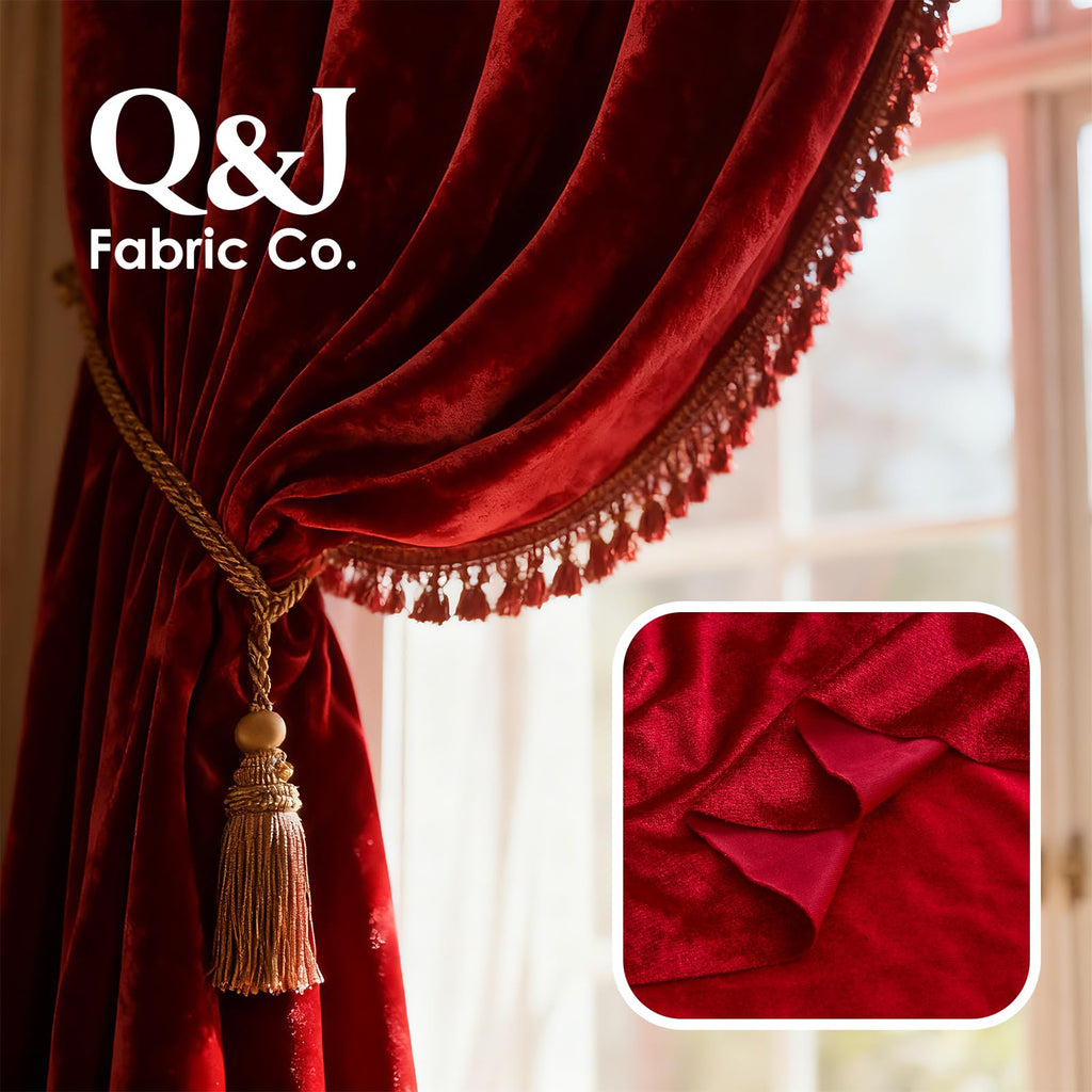 Red 2‐Way Fabric 5 Yards 60 Inch Wide