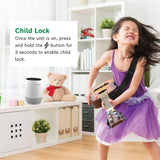 Air Purifier for Home, Small Spaces (Covers, 500-sq ft), 2-in-1 Filter for Pollen, Smoke, Dust, Dand