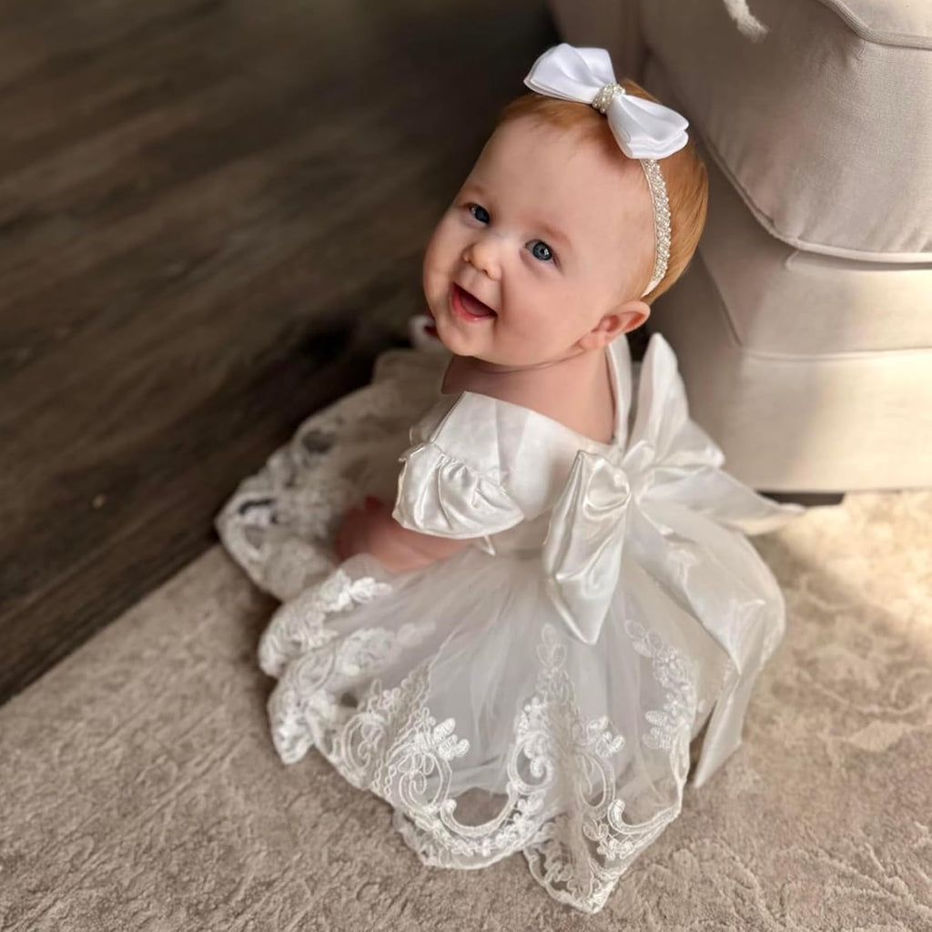 Baby Girls Baptism Wedding Flower Girls Dress Formal Gowns