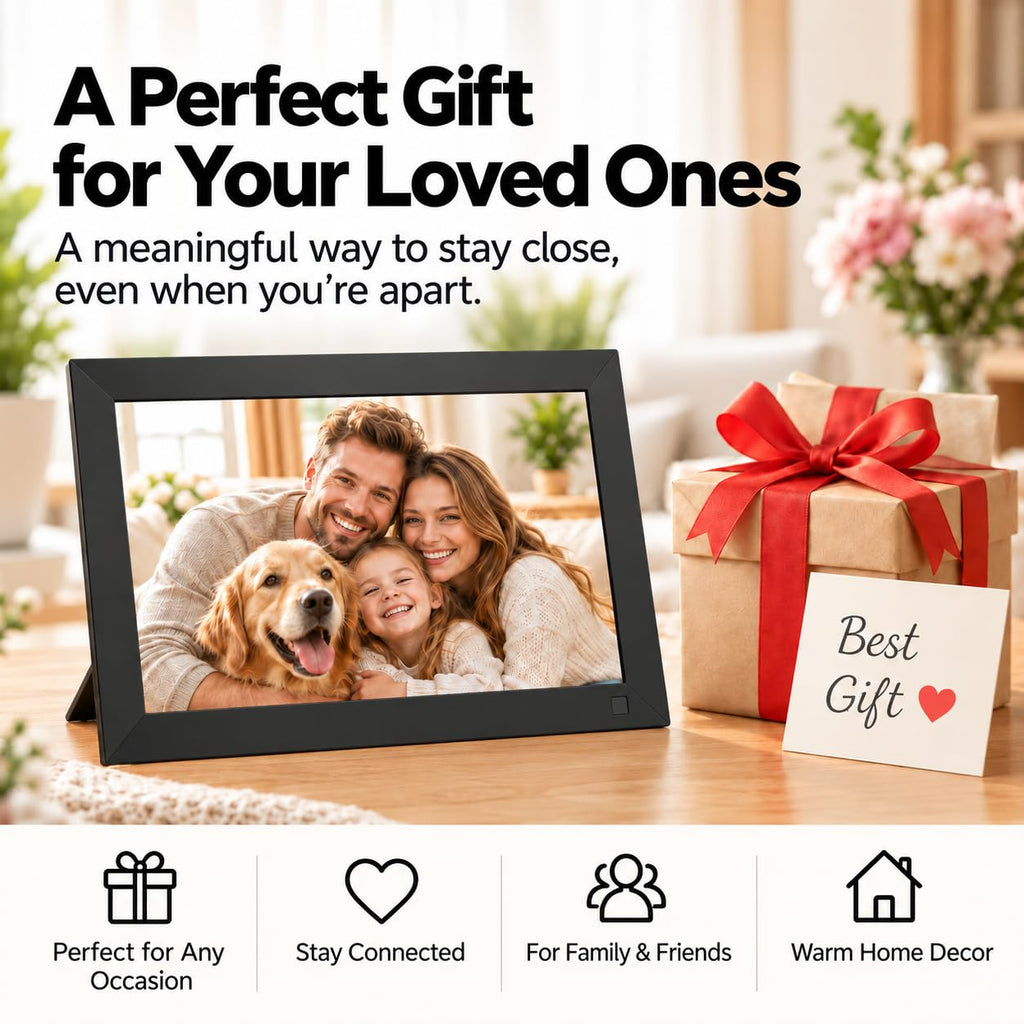 10.1 Inch WiFi Digital Picture Frame, Calendar