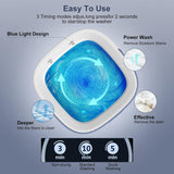 Portable Washing Machine, 12L Upgraded Mini Washing Machine With Spin Basket, Foldable Washer Cleaning for Underwear
