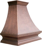 36 Inch Copper Wall Mount Range Hood Baffle Filters