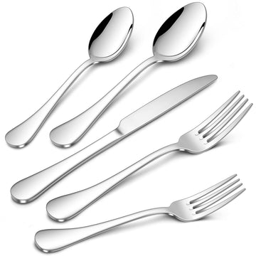 60-Piece 18/10 Stainless Steel Silverware Set for 12