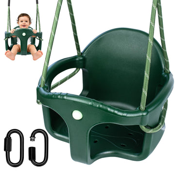 Dakzou Jungle Gym High Back Full Bucket Toddler Seat, Green