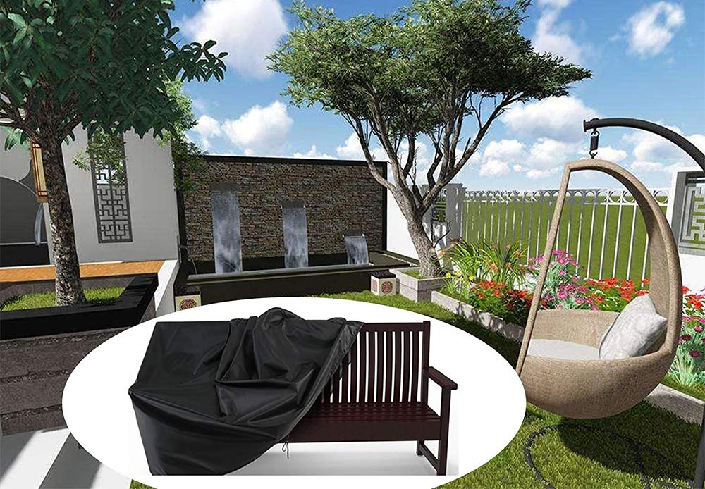 Patio Loveseat Bench Cover Waterproof 2/3/4 Seater Garden Sofa Bench Protector Lounge Deep Seat Covers for Outdoor