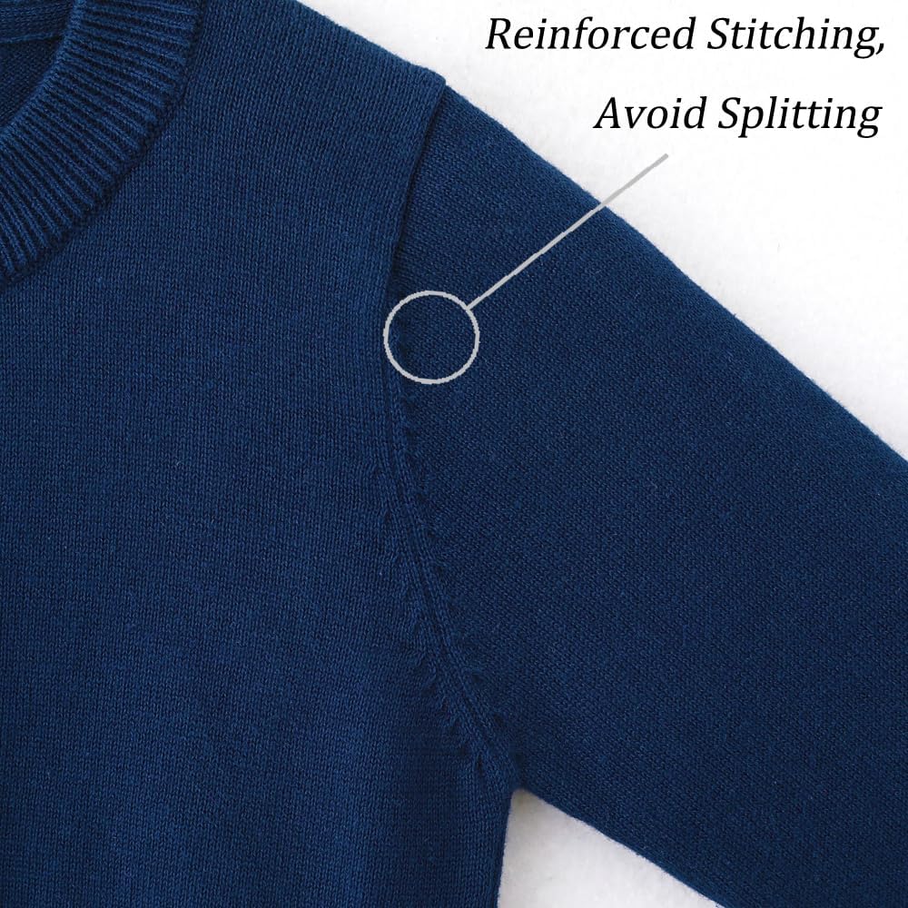 Sweater Cotton Button Solid Long Sleeve