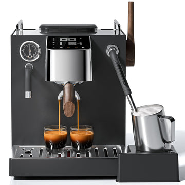 9 Bar OPV Espresso Machine with Automatic Milk Frother, Dual Boiler