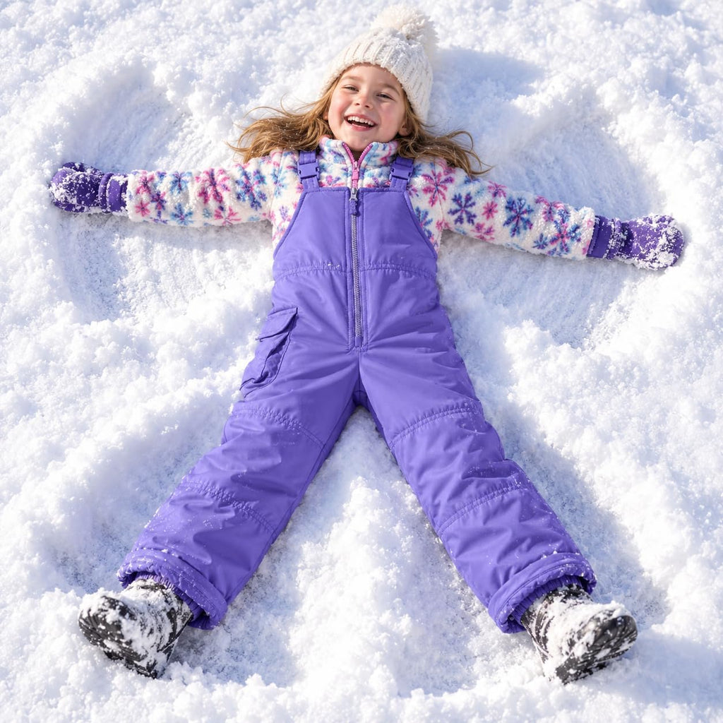 Girls' Classic Snow Bib Ski Snowsuit