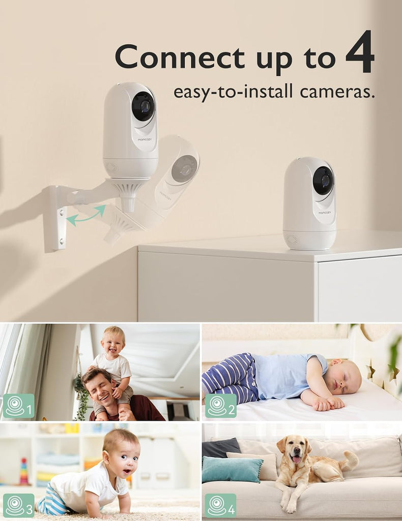 Video Baby Monitor, 5" 1080P HD Baby Monitor with Camera and Audio