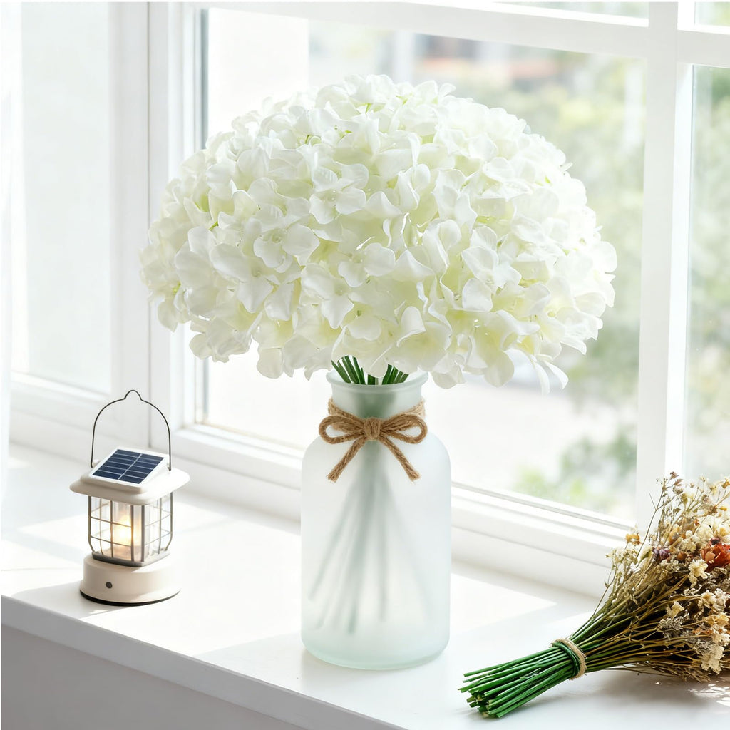 100 Pcs Faux White Artificial Bulk Fake