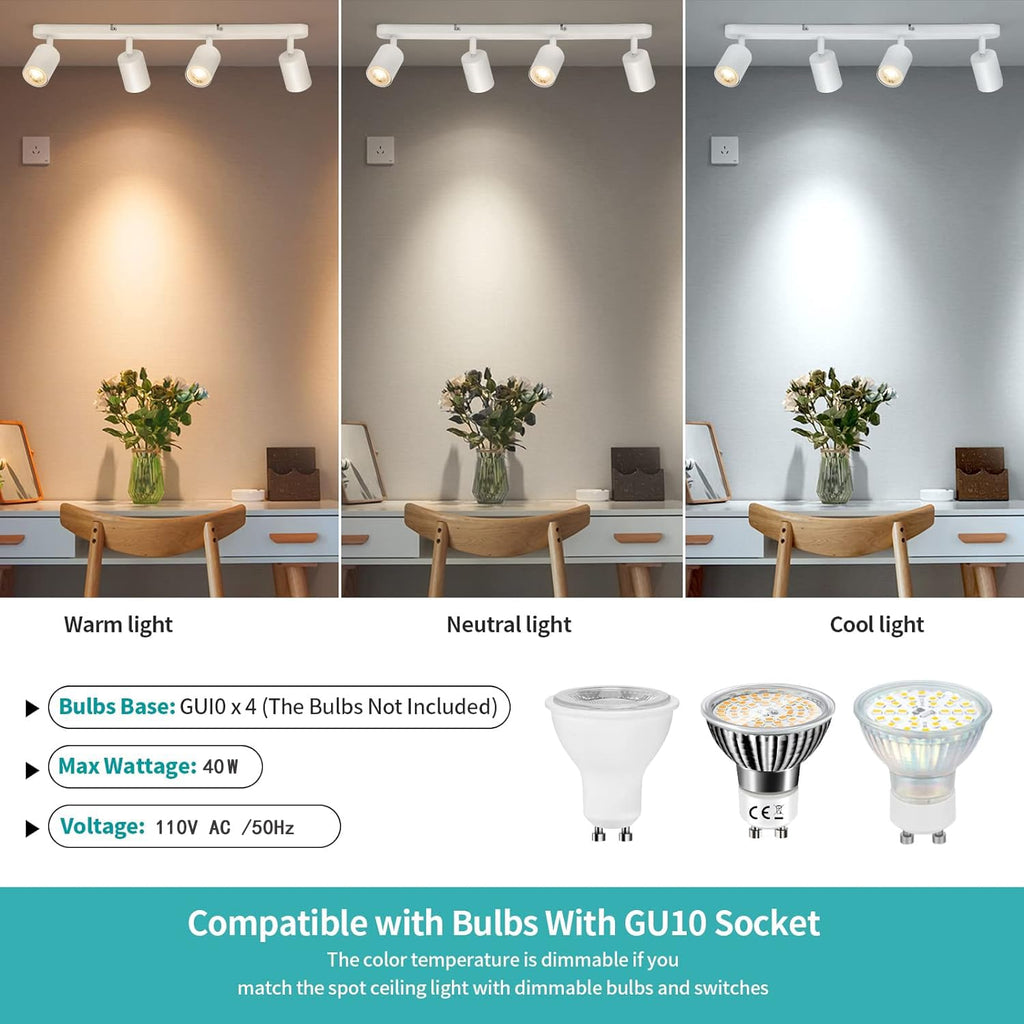Kitchen track lighting, ceiling light fixtures ceiling mount, picture lights for wall bedroom, LED spotlight indoor