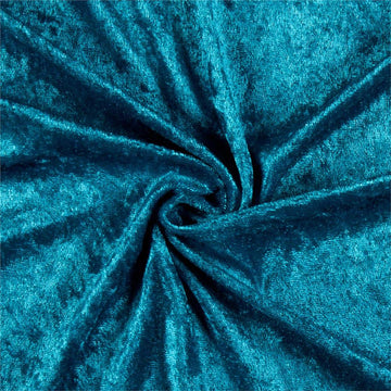 Panne Velvet Velour Teal, Fabric by the Yard