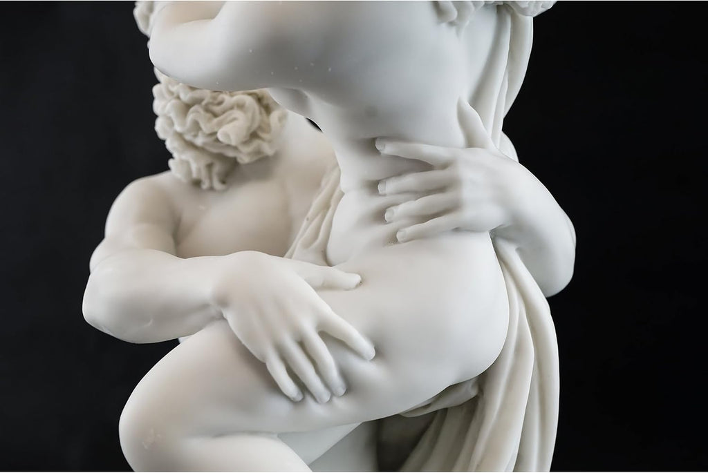 14-Inch Greek God Pluto and Proserpina Statue by Gian Lorenzo Bernini (1598-1680). Premium Cold Cast Marble.