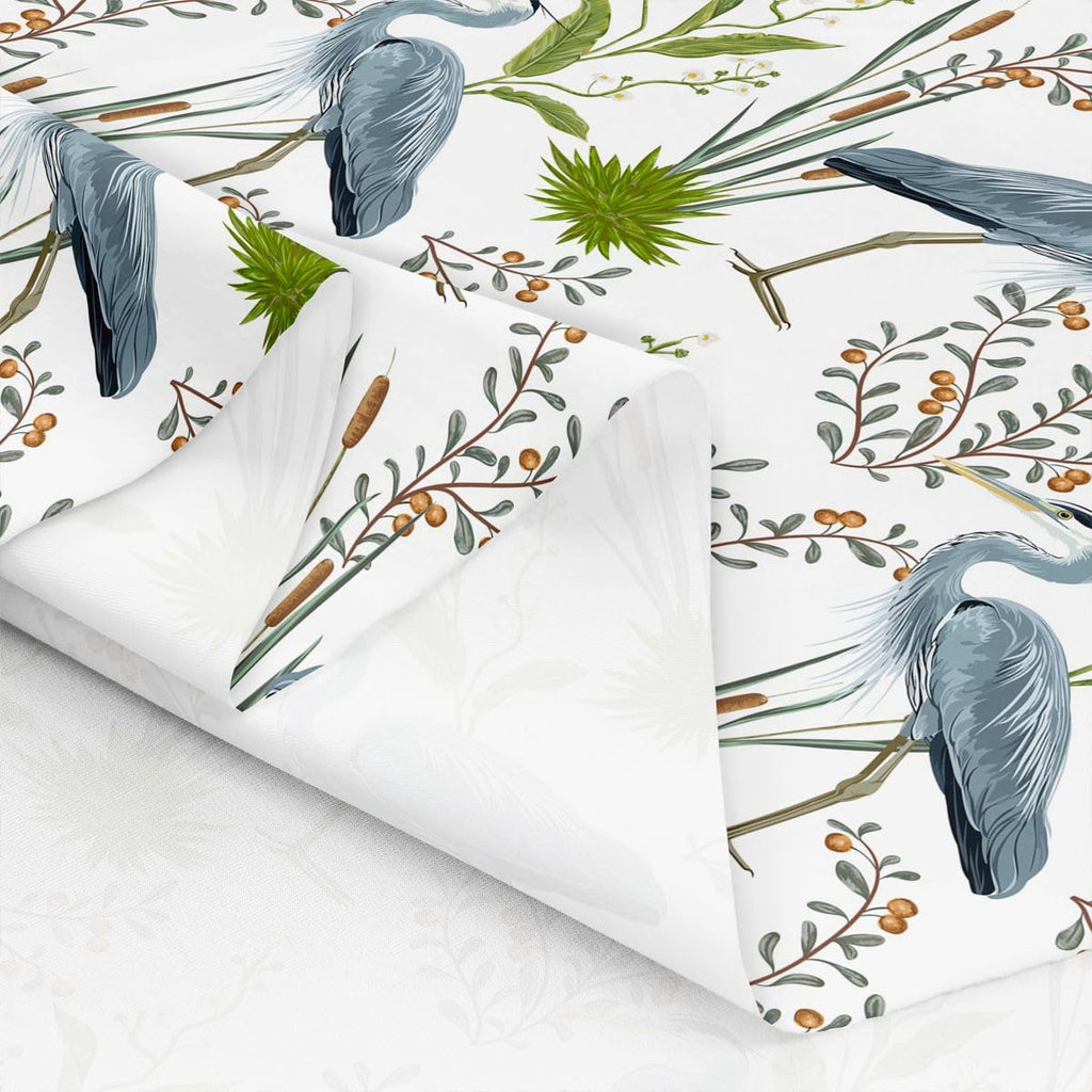 Flamingo Fabric By The Yard, Leaves Upholstery Fabric, Wild Animals