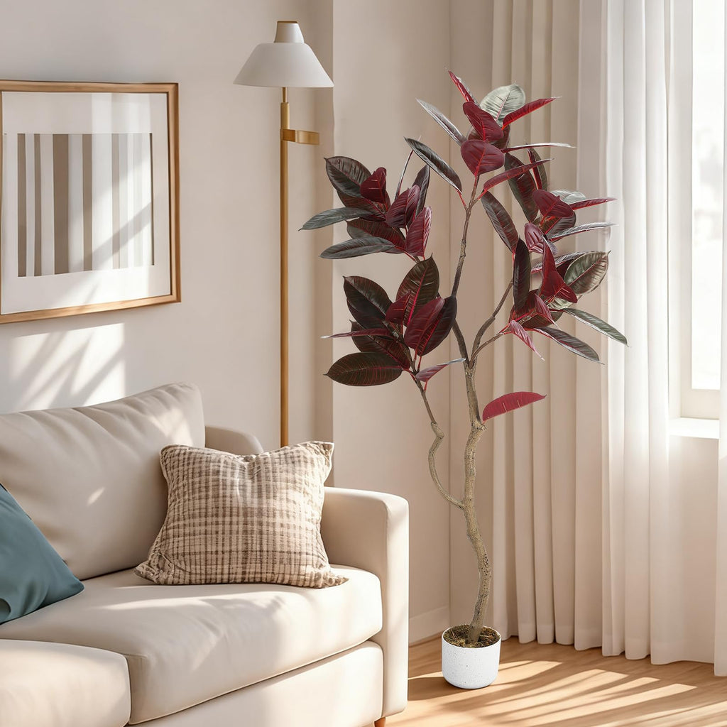 Artificial Fiddle Leaf Fig Tree with Pot