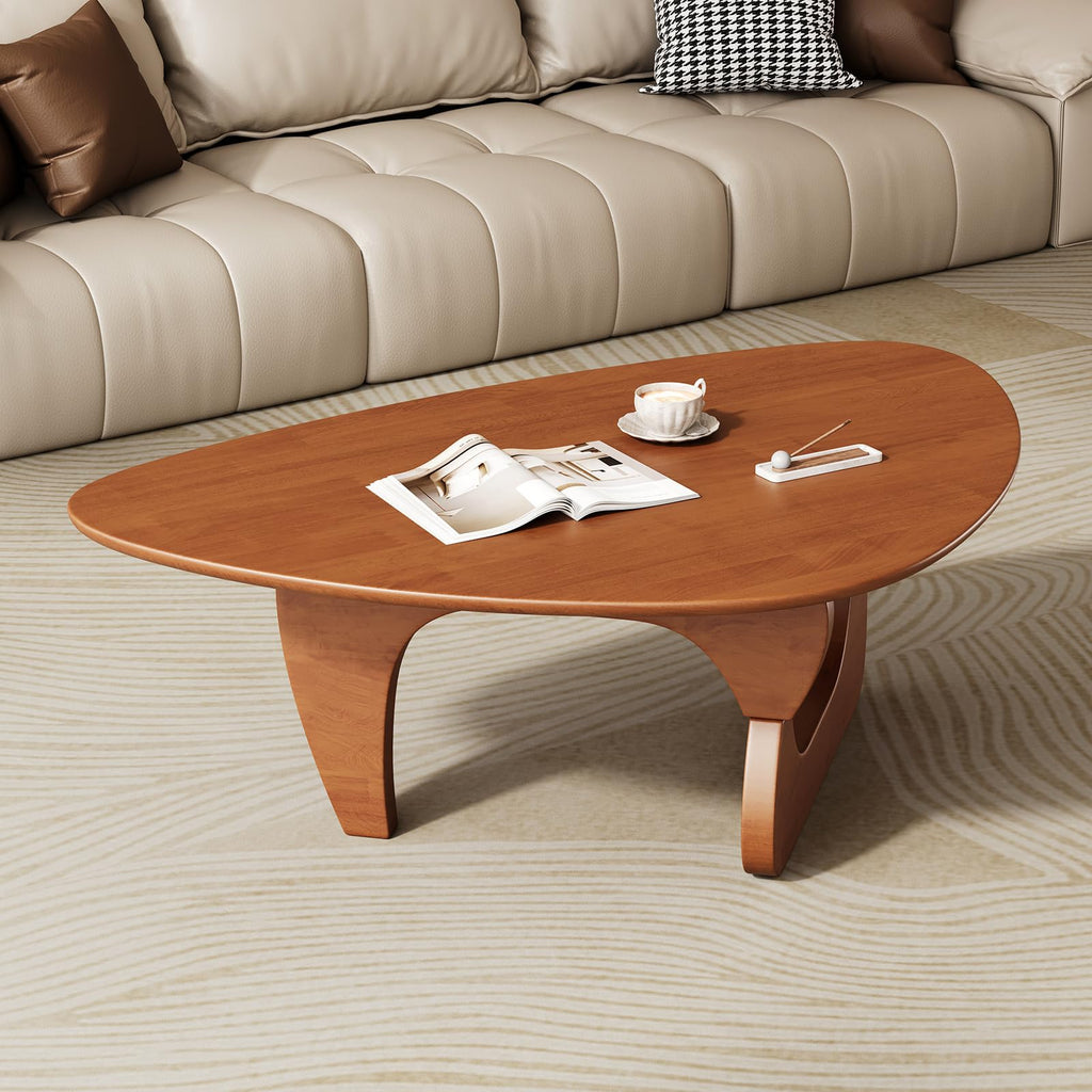 Mid Century Modern Coffee Table - Walnut Wooden Coffee Table, Center Table Suitable Living Room Reception Office