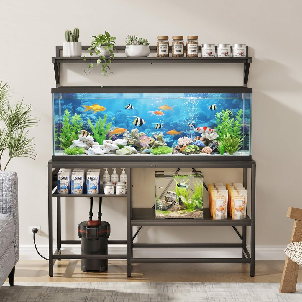 55&75 Gallon Fish Tank Stand for Standard & Breeder Tanks