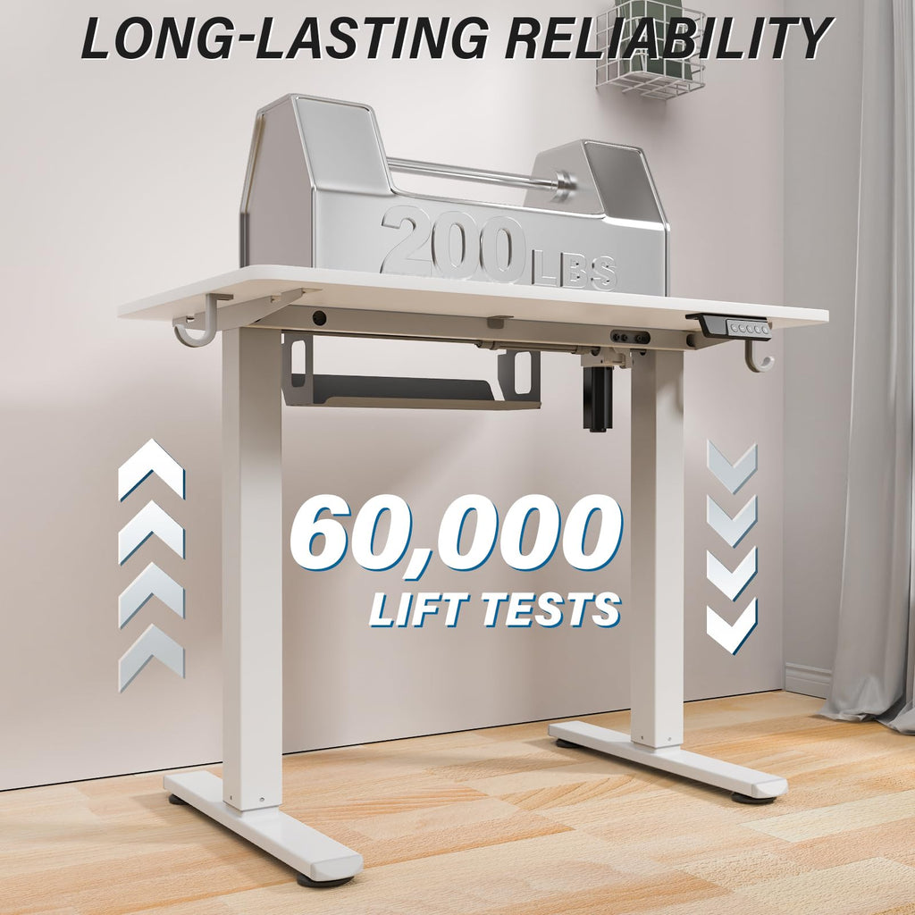 Standing Desk, 35x20 Inch Electric Height Adjustable Computer Desk