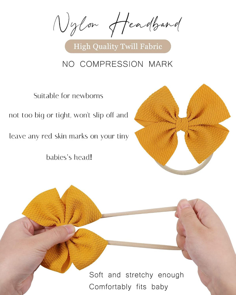 30pcs Baby Girls Hair Bows Headband, Bows for Baby Girls