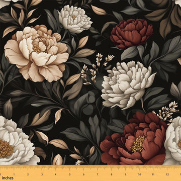 Floral Fabric by The Yard Peony Soft Not Stretchy Decor for