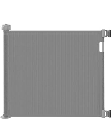Retractable Dog Gate and Baby Gate for Stairs, 33"H x 71"W, Drill Mount