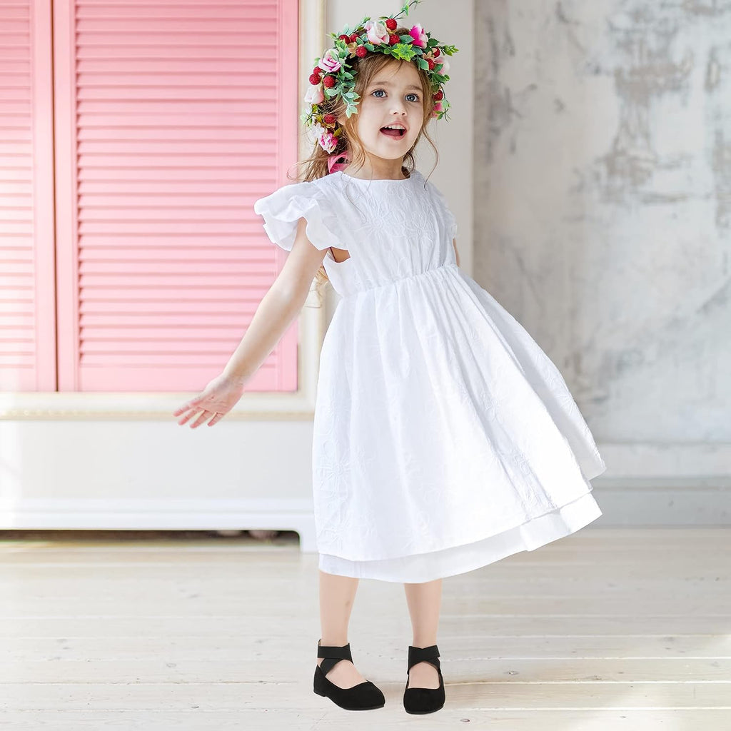 Girls Dress Shoes Toddler Kids Mary Jane Ballet Flats