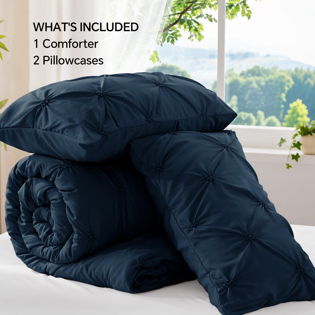 Comforter Set Navy, Fluffy & Soft Comforter