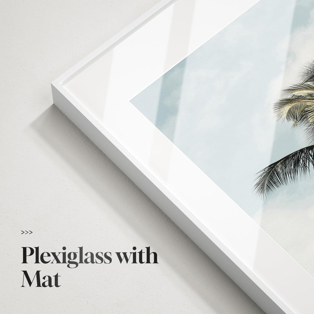 Framed Coastal Wall Art, 3 Piece Beach Artwork, 16x24 Inch