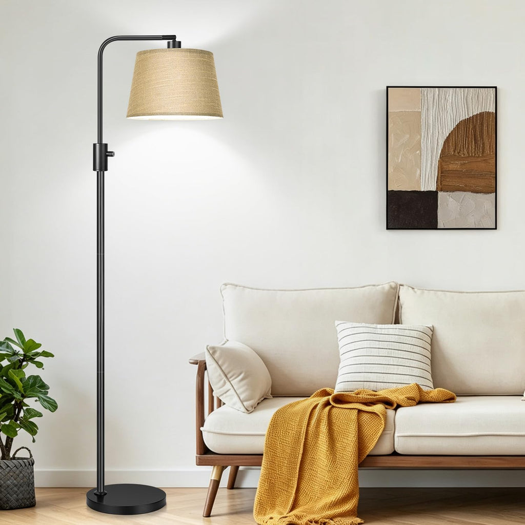 Dimmable Floor Lamp, 1000 LM LED Edison Bulb Included, Arc Floor Lamps Modern Standing Lamp Tall Lamps