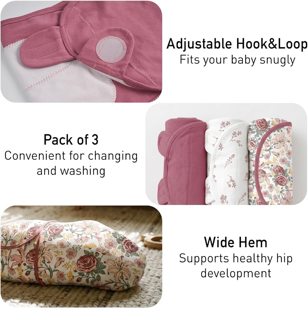 Swaddles for Newborns, Adjustable & Easy Fastener