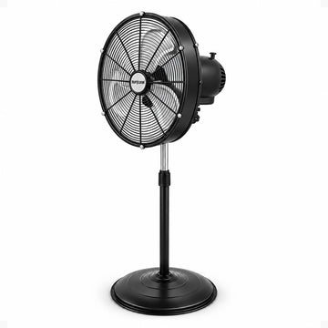 Pro High-Velocity Oscillating Metal Stand Fan, 3 Speeds, 20in