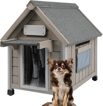 Wooden Outdoor Dog House for Small Dogs