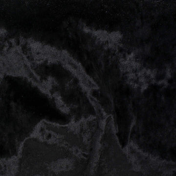 Haikou Black Fabric by the Yard, Black