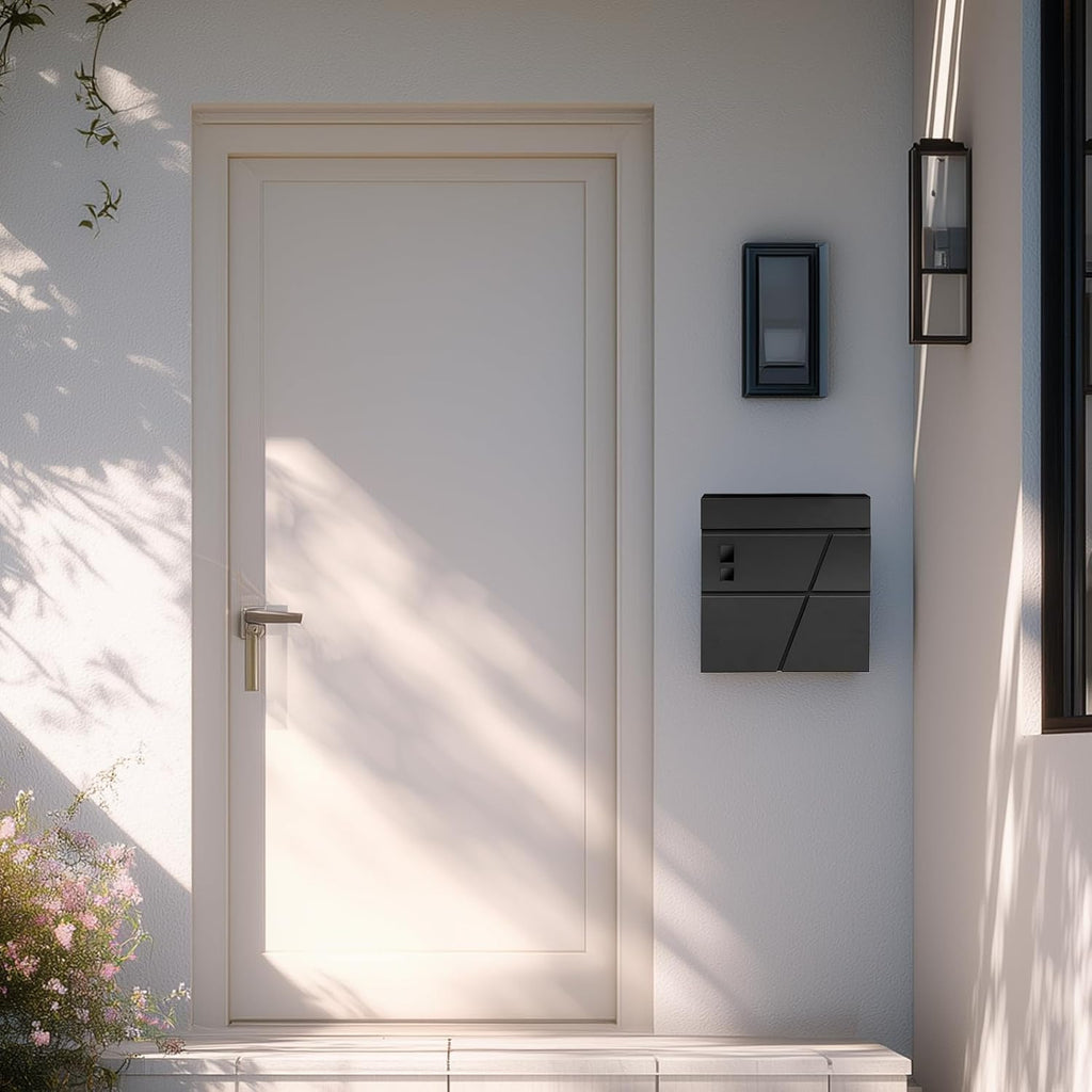 Wall Mount Mailboxes, Modern Drop Mailbox Key Drop Mail Box