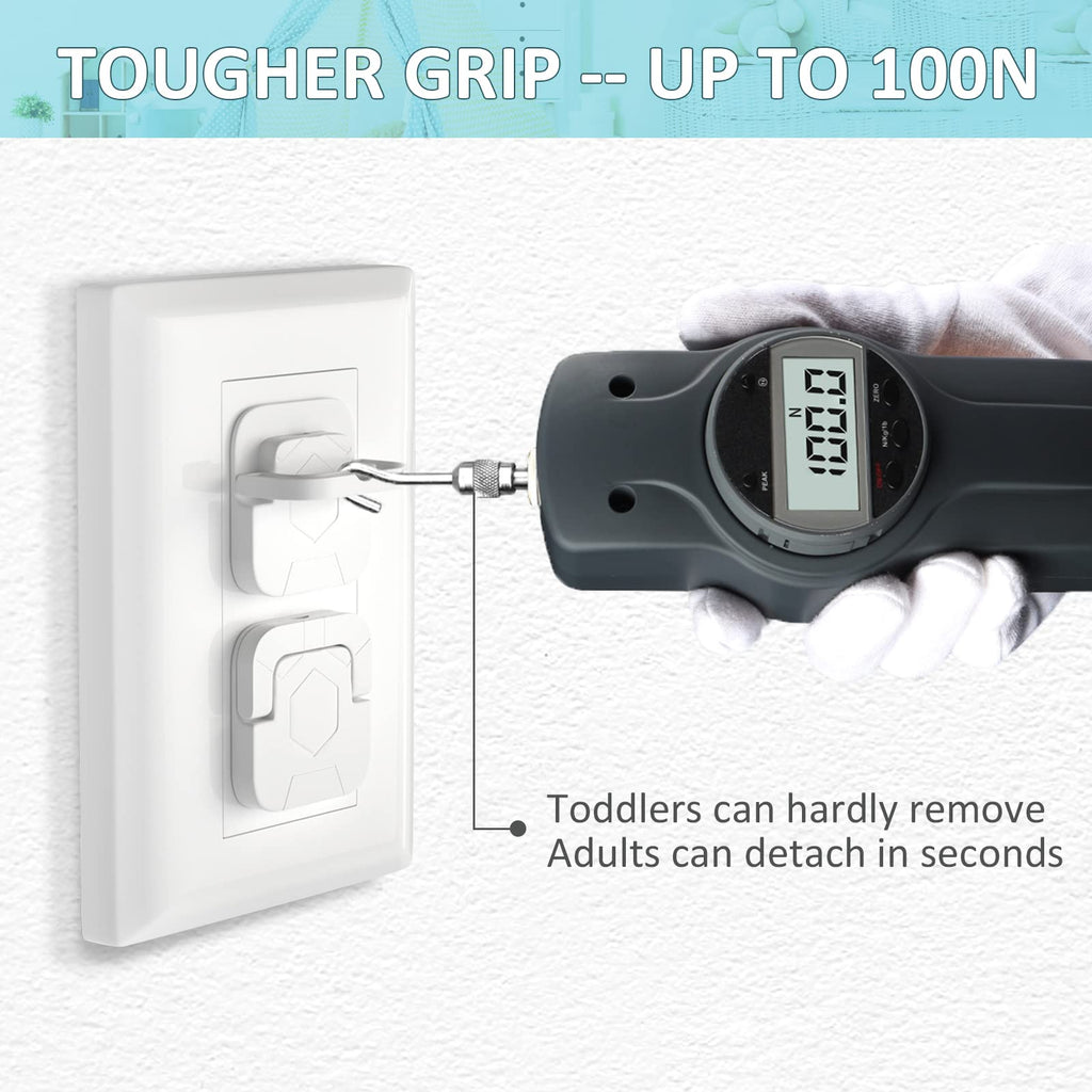Baby-Proof Outlet Covers(60 Pack) - Child Safety Electric Plug Protectors to Prevent Power Shock