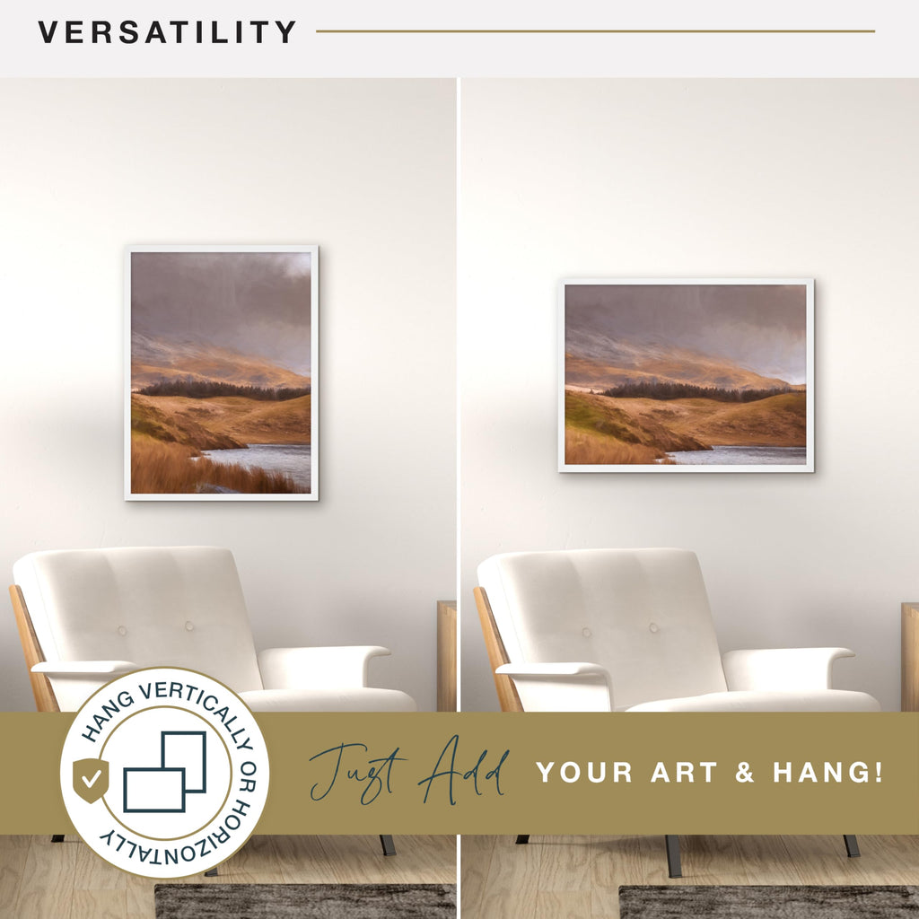 Foundation Poster Frame, 18x24, White Traditional