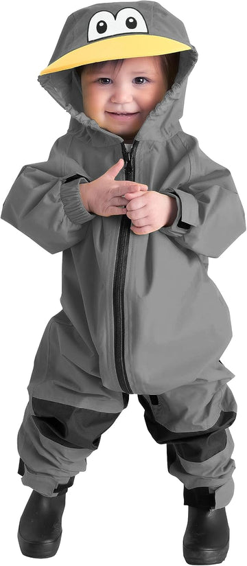 Toddler Rain Suit & Kids Muddy Buddy, 12 Month