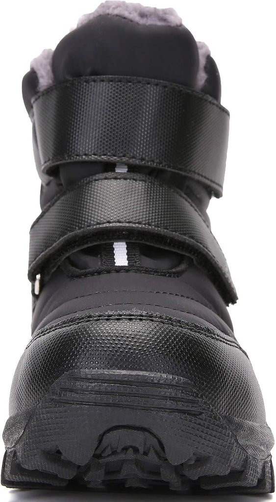 Kids Snow Boots Water-Repellent Warm Winter Shoes for Boys and Girls