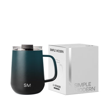 Travel Coffee Mug with Lid and Handle | Reusable Insulated Stainless Steel Coffee Tumbler Tea Cup | Gifts for Women