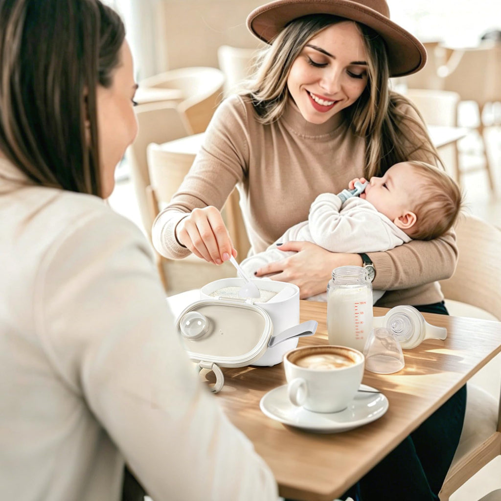 Baby Formula Dispenser for Travel: Portable Container with Scoop