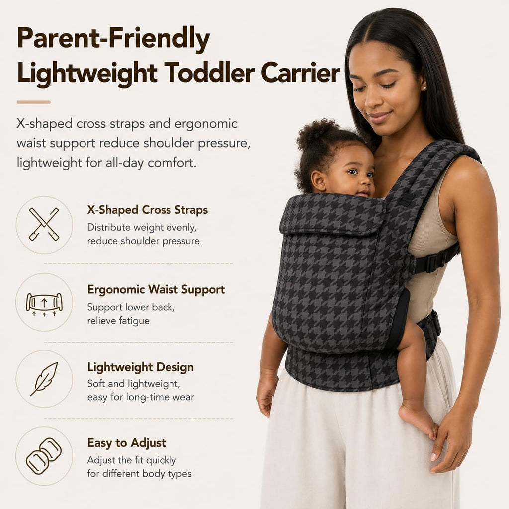 Carrier Newborn to Toddler,Cotton Infant Carrier,7-40lbs Baby Carrier