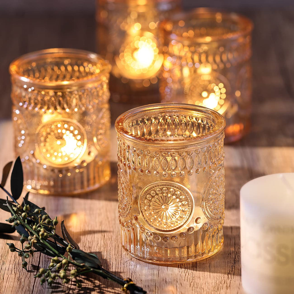 Votive Candle Holders Set of 36- Glass Candle Holders Bulk